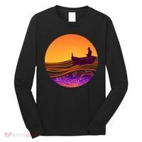 Retro Fisherman Boat Emblem Long Sleeve Shirt thumb 0