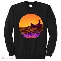 Retro Fisherman Boat Emblem Sweatshirt thumb 0
