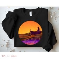 Retro Fisherman Boat Emblem Sweatshirt thumb 2