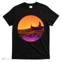Retro Fisherman Boat Emblem T-Shirt thumb 0