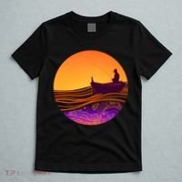 Retro Fisherman Boat Emblem T-Shirt thumb 5