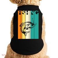 Retro Fishing Fish Hook Doggie Tank thumb 0