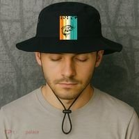 Retro Fishing Fish Hook Bucket Hat thumb 2
