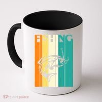Retro Fishing Fish Hook Coffee Mug thumb 0
