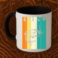 Retro Fishing Fish Hook Coffee Mug thumb 2