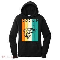 Retro Fishing Fish Hook Women's Hoodie thumb 0