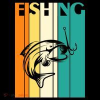 Retro Fishing Fish Hook Ornament thumb 1