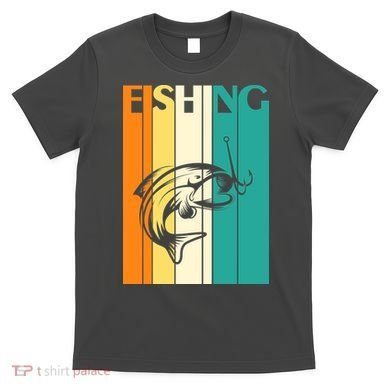Retro Fishing Fish Hook T-Shirt