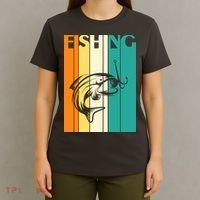 Retro Fishing Fish Hook T-Shirt thumb 4