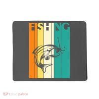 Retro Fishing Fish Hook Mousepad thumb 0