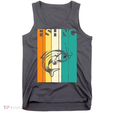 Retro Fishing Fish Hook Tank Top
