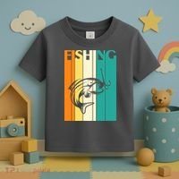 Retro Fishing Fish Hook Toddler T-Shirt thumb 3