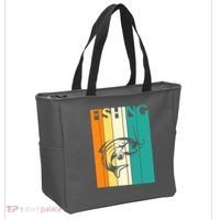Retro Fishing Fish Hook Tote Bag thumb 2