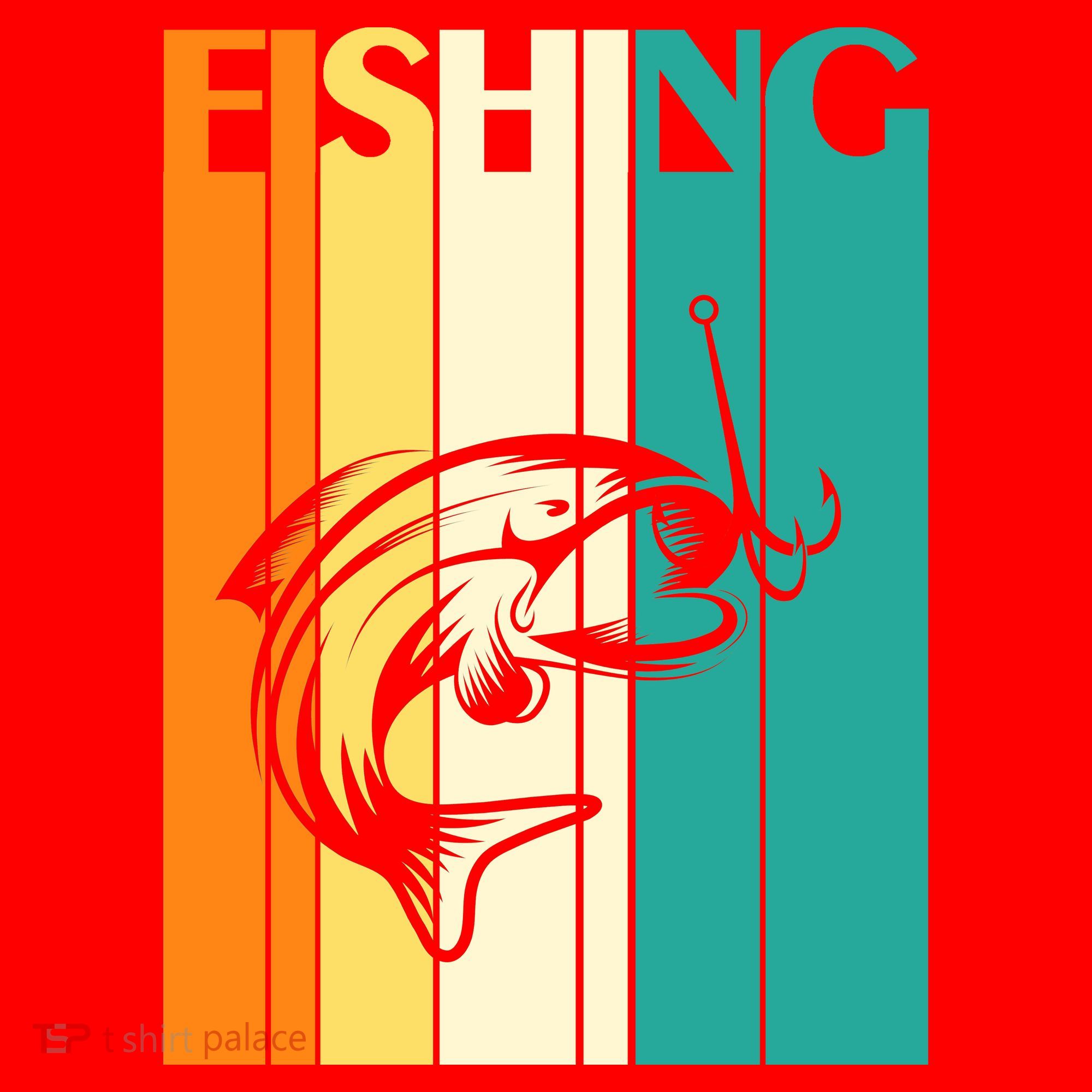 Retro Fishing Fish Hook Santa Hat