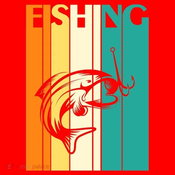 Retro Fishing Fish Hook Santa Hat