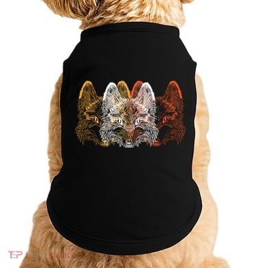 Retro Fox Faces Doggie Tank