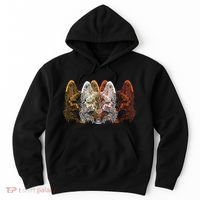 Retro Fox Faces Hoodie thumb 0
