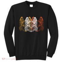 Retro Fox Faces Sweatshirt thumb 0