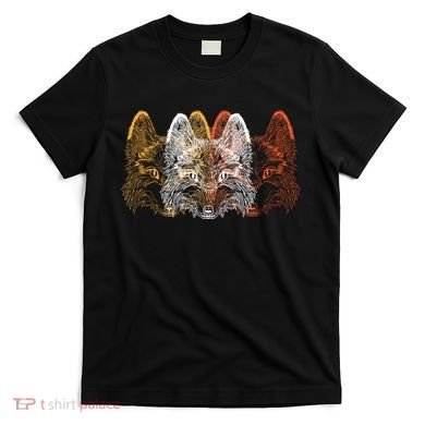 Retro Fox Faces T-Shirt