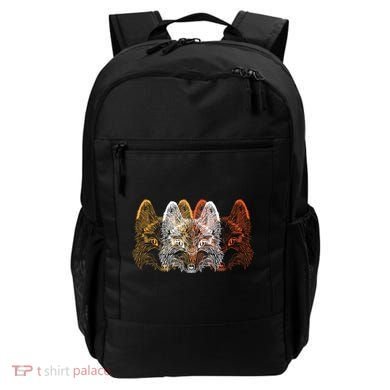 Retro Fox Faces Backpack