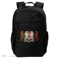 Retro Fox Faces Backpack thumb 0