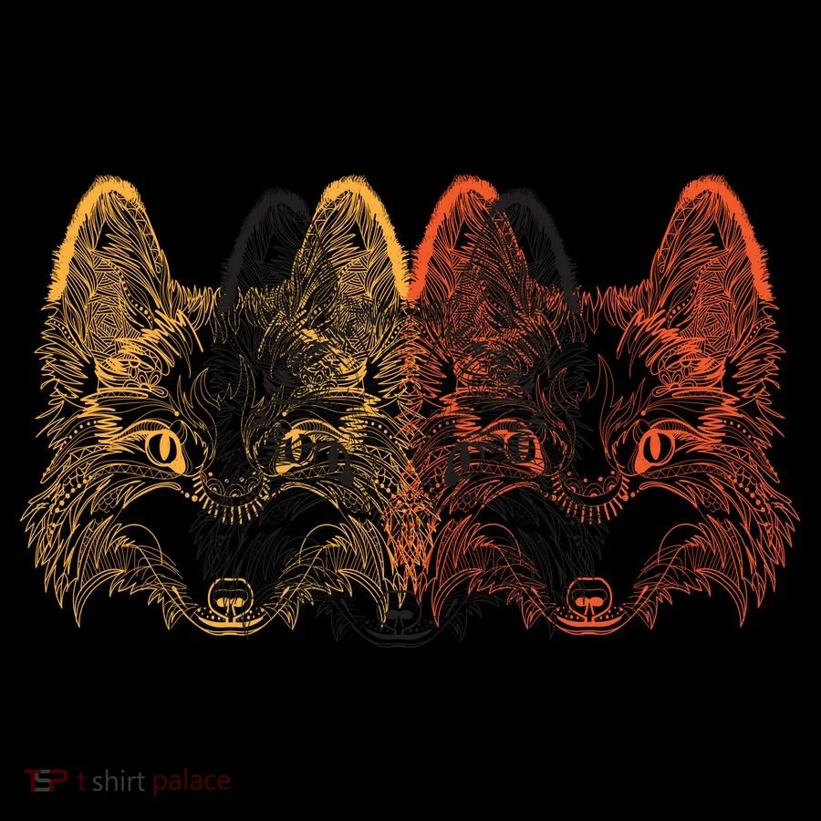 Retro Fox Faces Coffee Mug