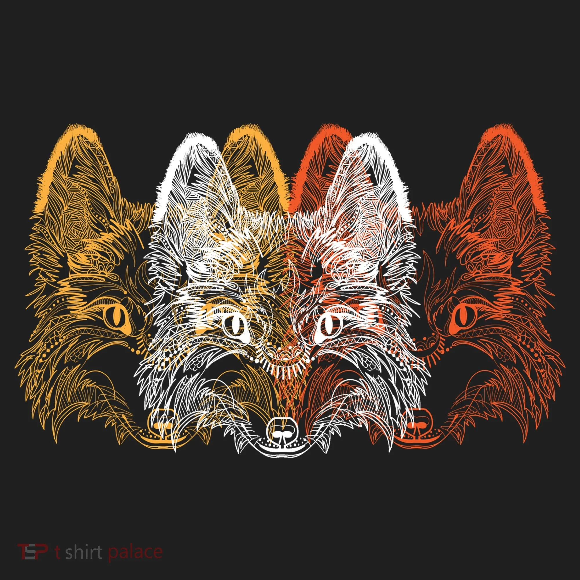Retro Fox Faces Beanie