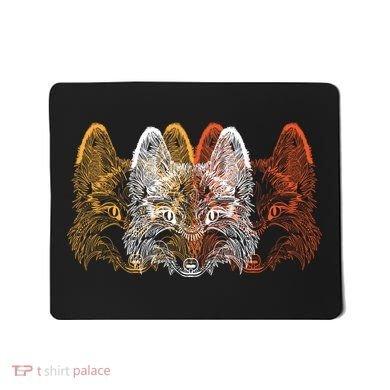 Retro Fox Faces Mousepad