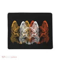 Retro Fox Faces Mousepad thumb 0