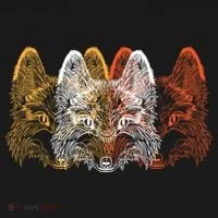 Retro Fox Faces Mousepad thumb 1