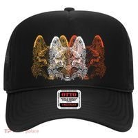 Retro Fox Faces Hat thumb 0