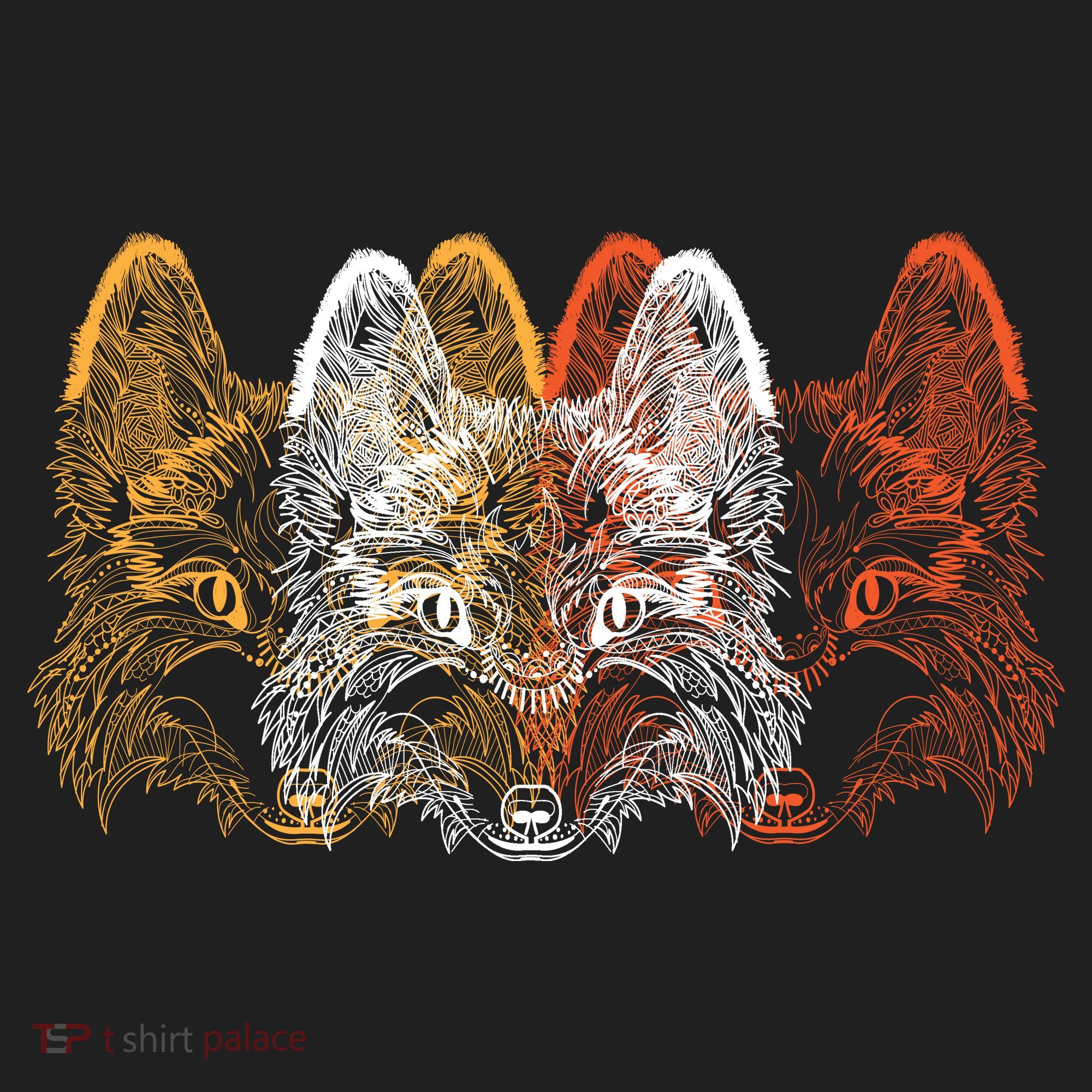 Retro Fox Faces Hat
