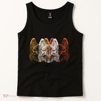 Retro Fox Faces Tank Top thumb 2