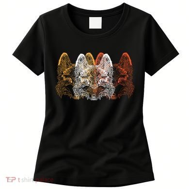 Retro Fox Faces Women's T-Shirt