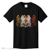 Retro Fox Faces Kids T-Shirt thumb 0