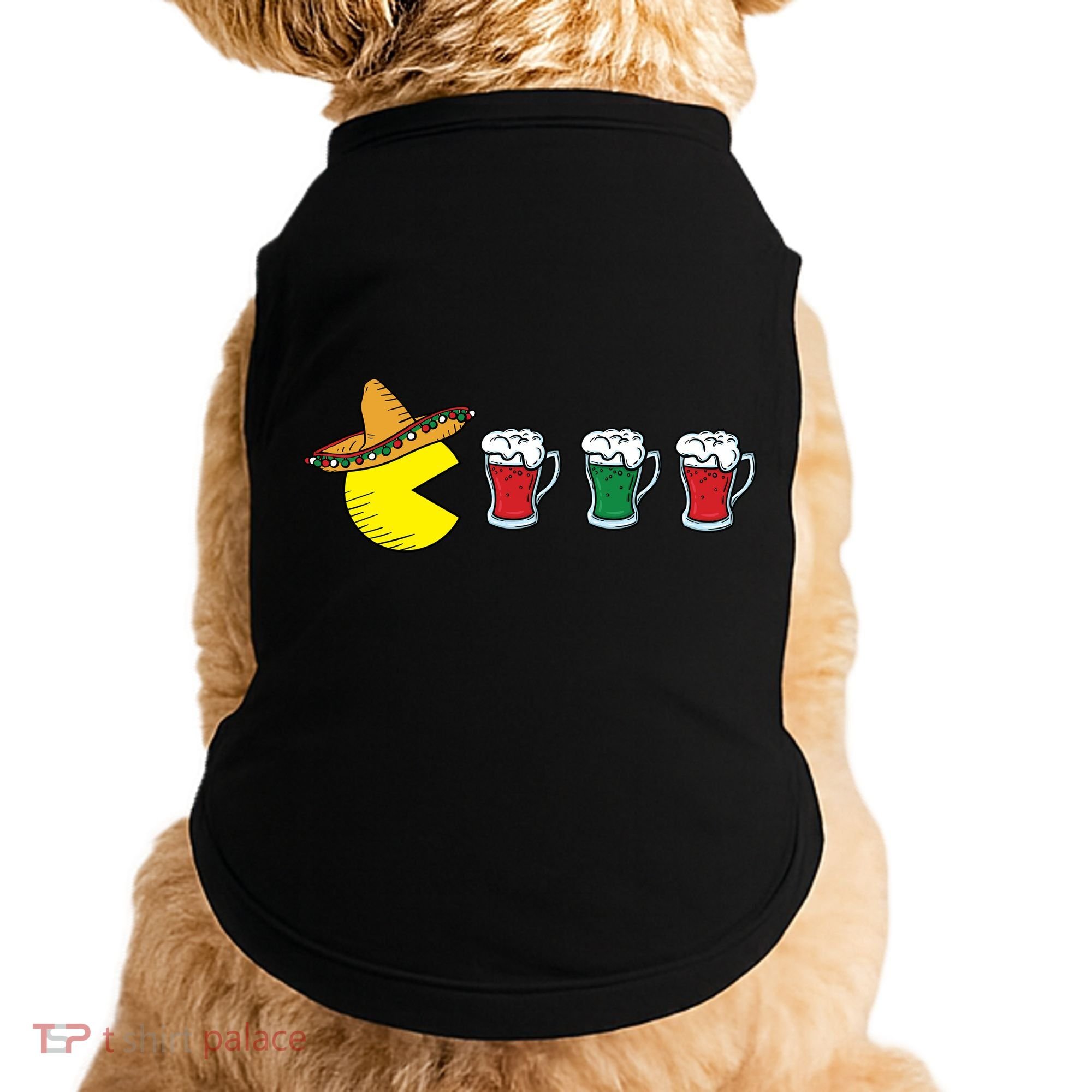 Retro Funny Cinco De Mayo Gamer Mexican Beer Doggie Tank