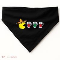 Retro Funny Cinco De Mayo Gamer Mexican Beer USA-Made Doggie Bandana thumb 0