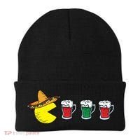 Retro Funny Cinco De Mayo Gamer Mexican Beer Beanie thumb 0