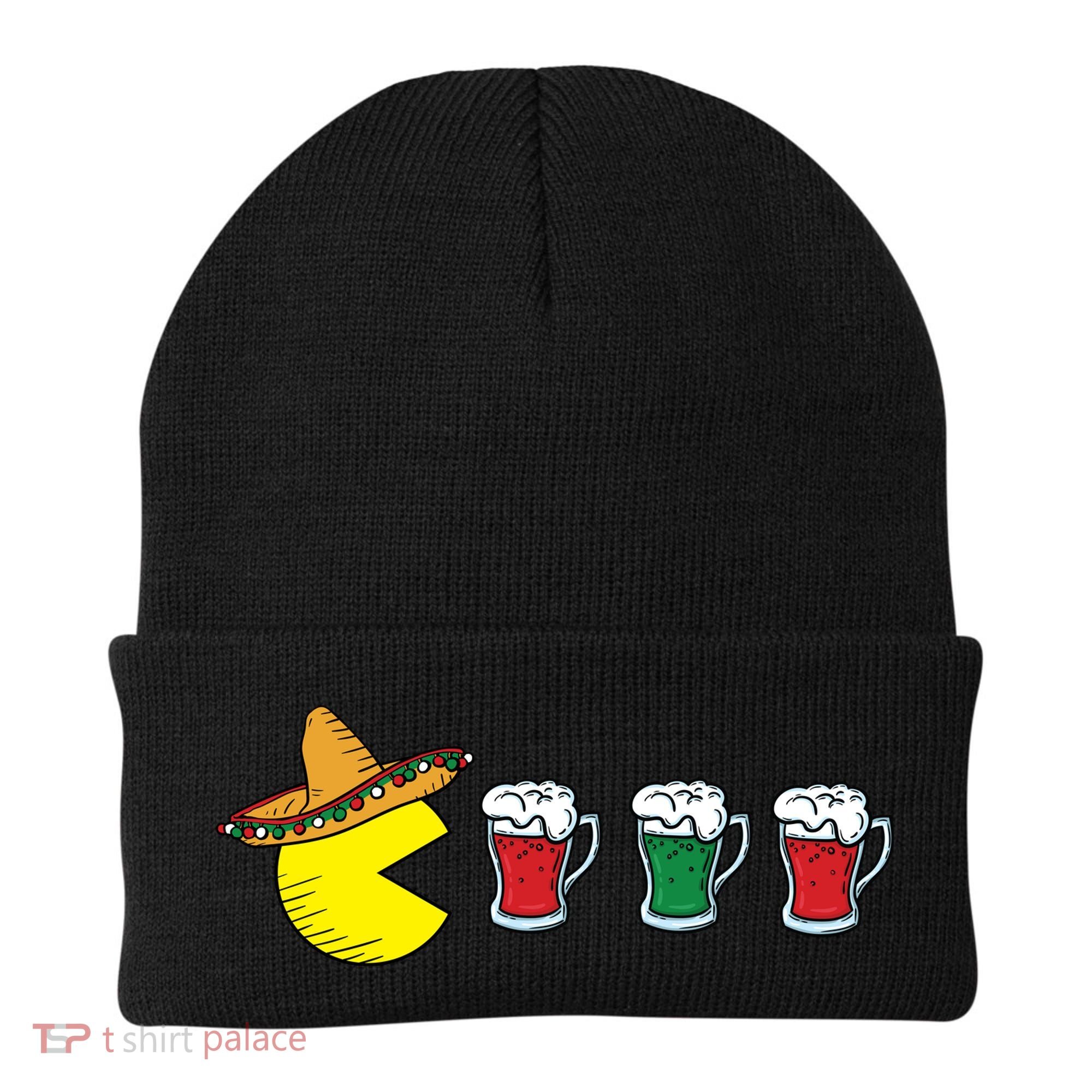 Retro Funny Cinco De Mayo Gamer Mexican Beer Beanie
