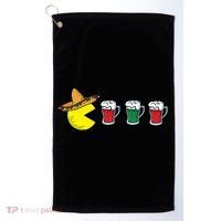 Retro Funny Cinco De Mayo Gamer Mexican Beer Golf Towel thumb 0