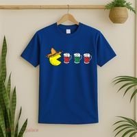 Retro Funny Cinco De Mayo Gamer Mexican Beer T-Shirt thumb 2
