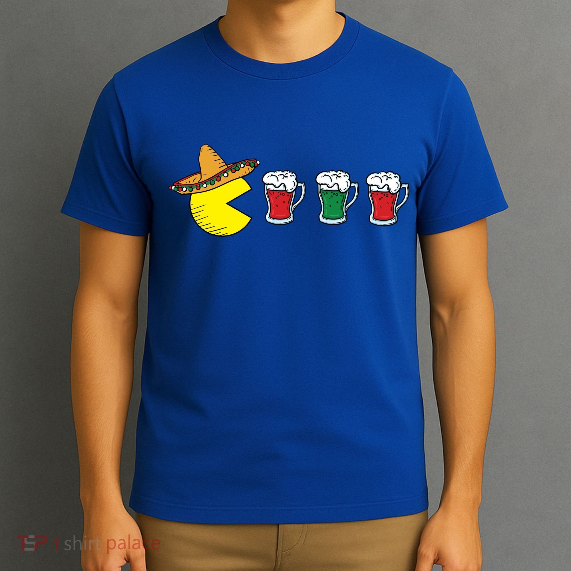 Retro Funny Cinco De Mayo Gamer Mexican Beer T-Shirt