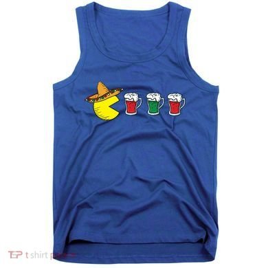 Retro Funny Cinco De Mayo Gamer Mexican Beer Tank Top
