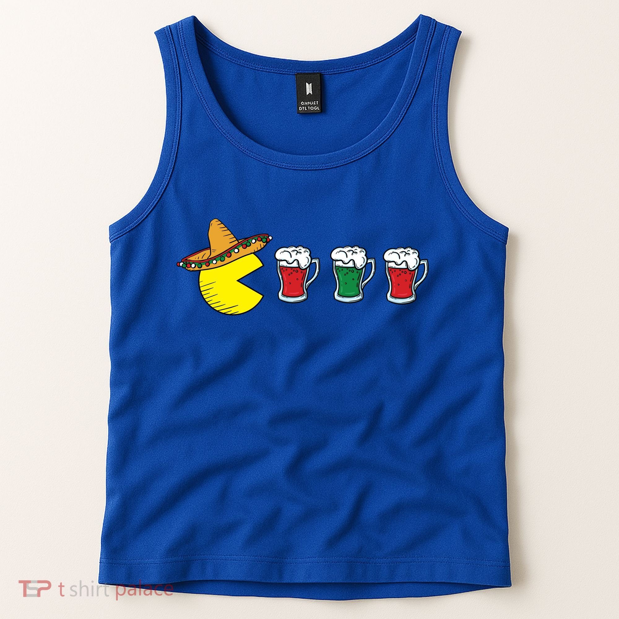 Retro Funny Cinco De Mayo Gamer Mexican Beer Tank Top