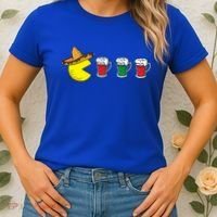 Retro Funny Cinco De Mayo Gamer Mexican Beer Women's T-Shirt thumb 2