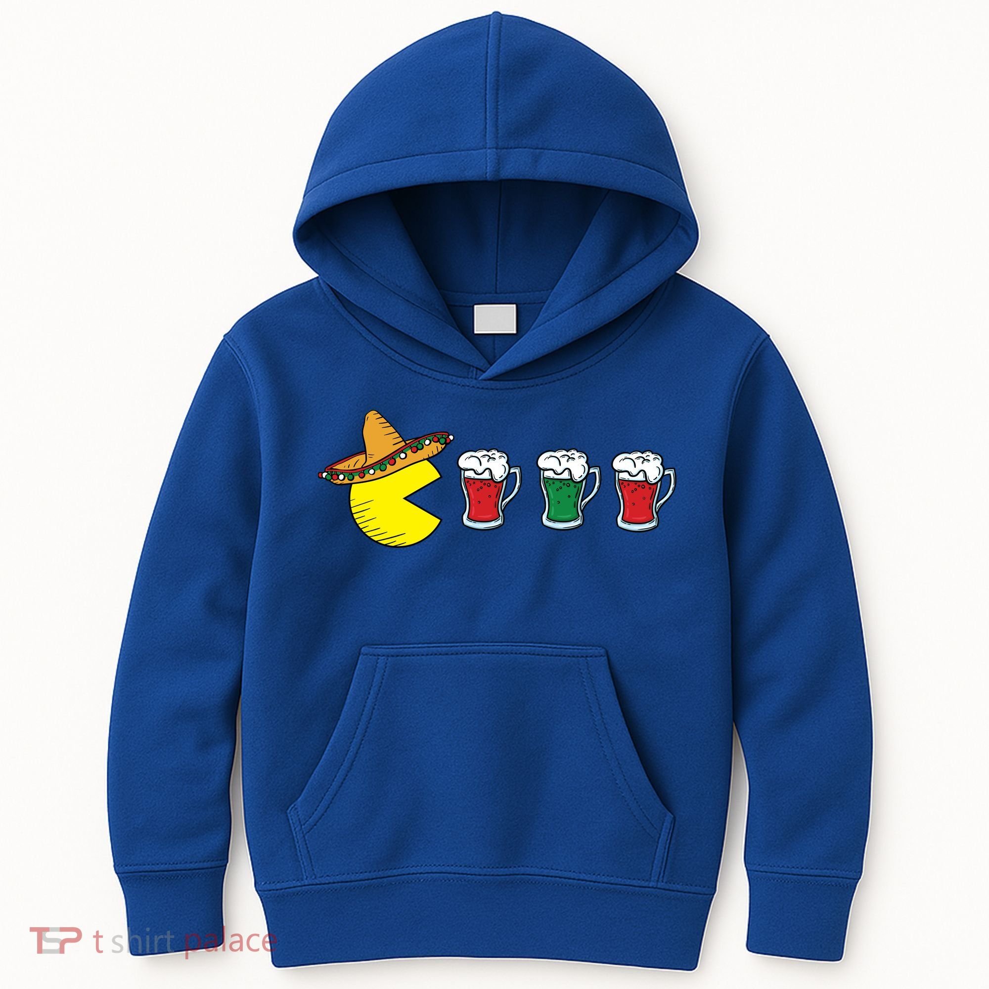 Retro Funny Cinco De Mayo Gamer Mexican Beer Kids Hoodie