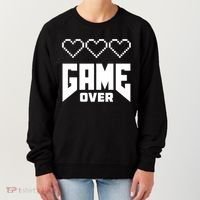 Retro Game Over Out Of Hearts Women's Sweatshirt thumb 0