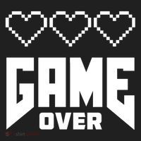 Retro Game Over Out Of Hearts Beanie thumb 2