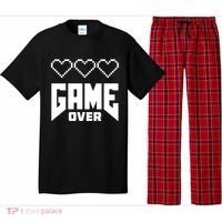 Retro Game Over Out Of Hearts Pajama Set thumb 0
