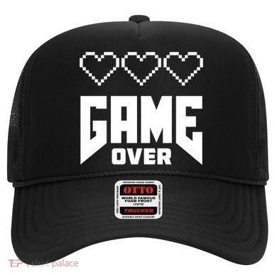 Retro Game Over Out Of Hearts Hat